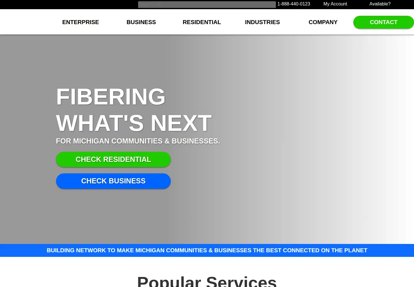 Screenshot of 123.net