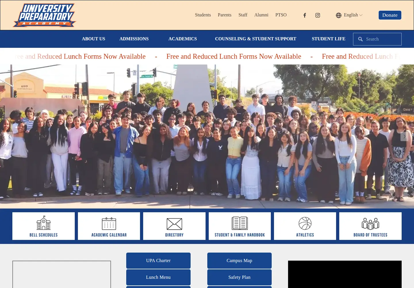 Screenshot of upasv.org