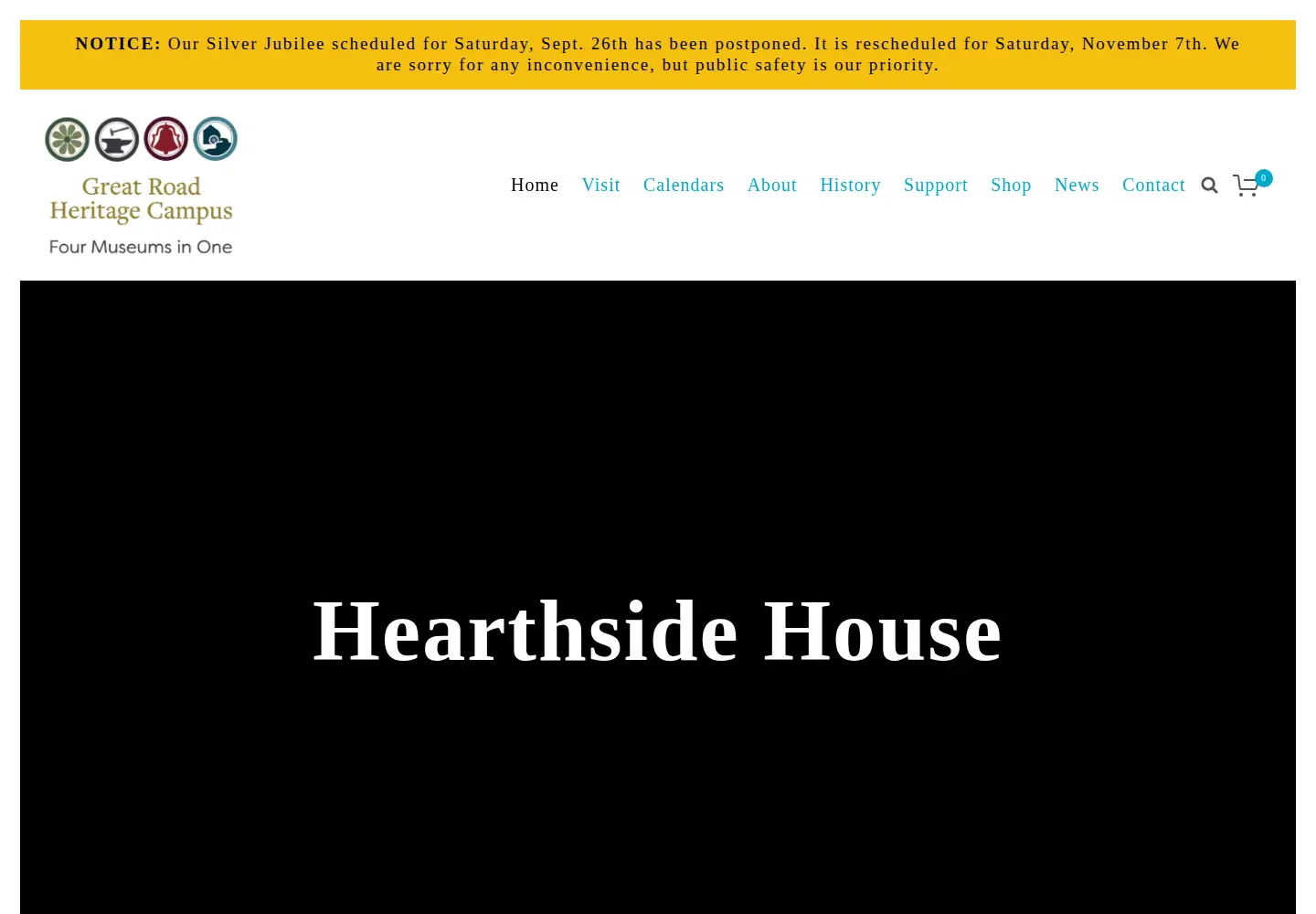 Screenshot of hearthsidehouse.org