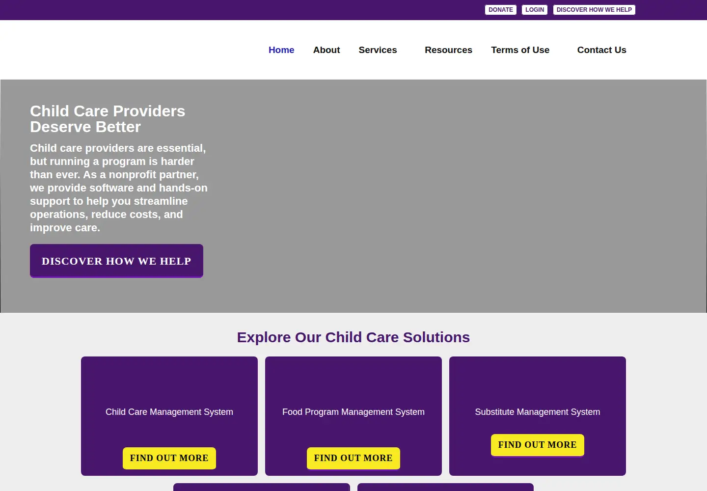 Screenshot of earlylearningventures.org