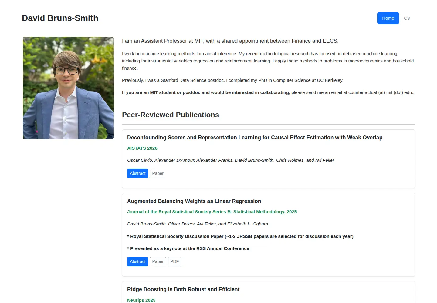 Screenshot of brunssmith.com