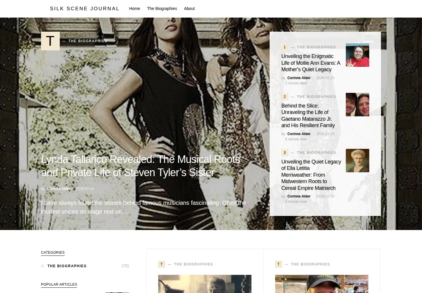 Screenshot of silkscene.com