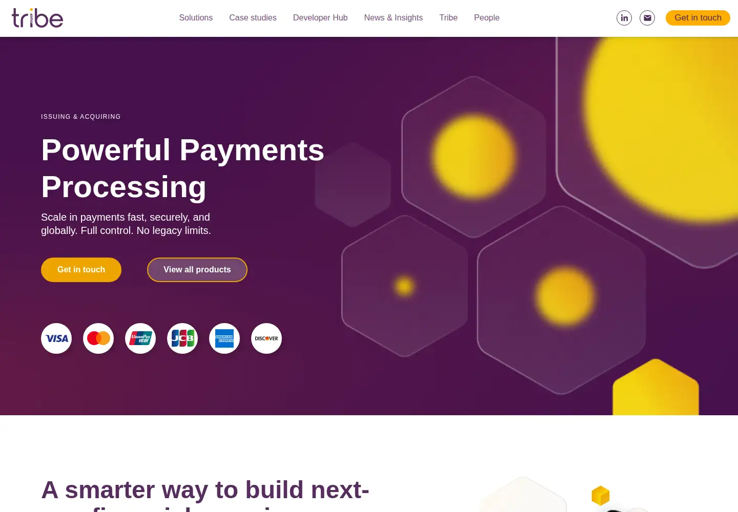 Screenshot of tribepayments.com