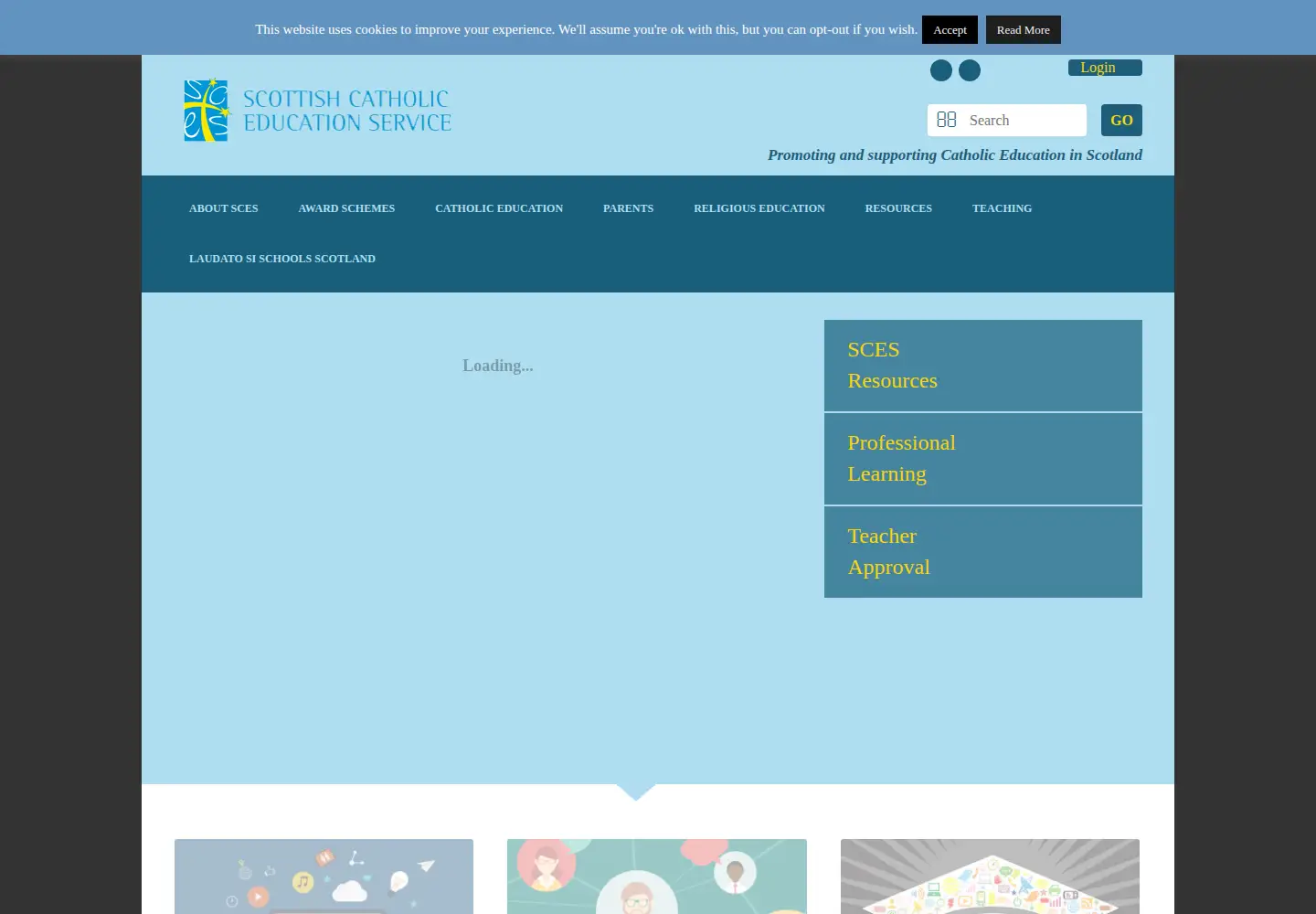 Screenshot of sces.org.uk