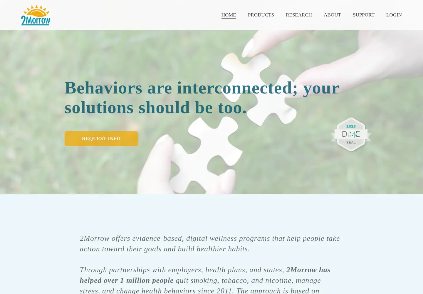 Screenshot of 2morrowinc.com