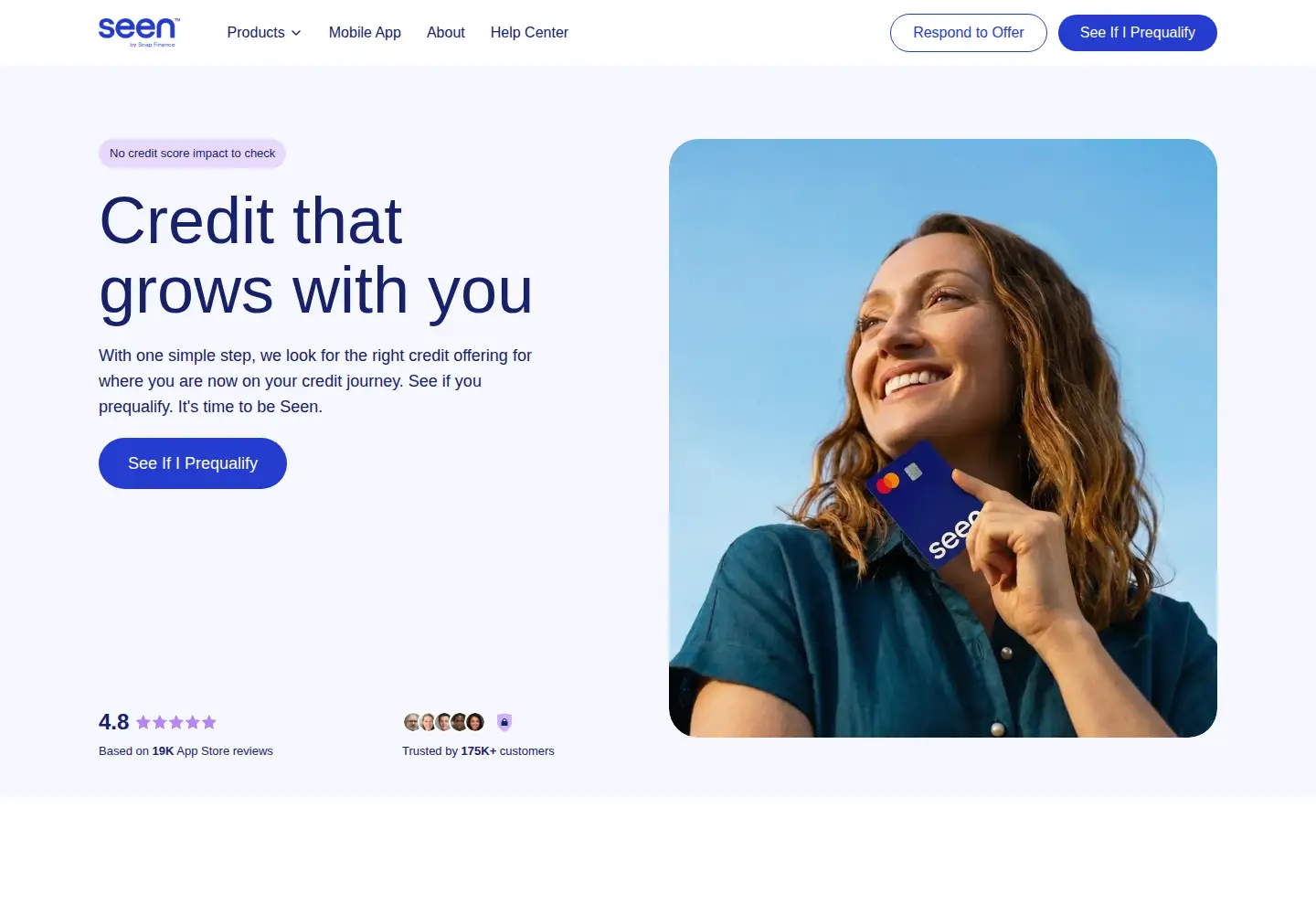 Screenshot of seen.com