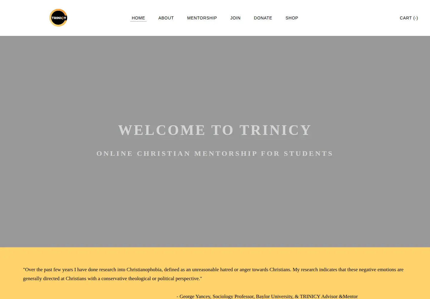 Screenshot of trinicy.org