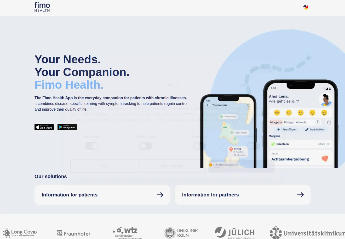Screenshot of fimohealth.com