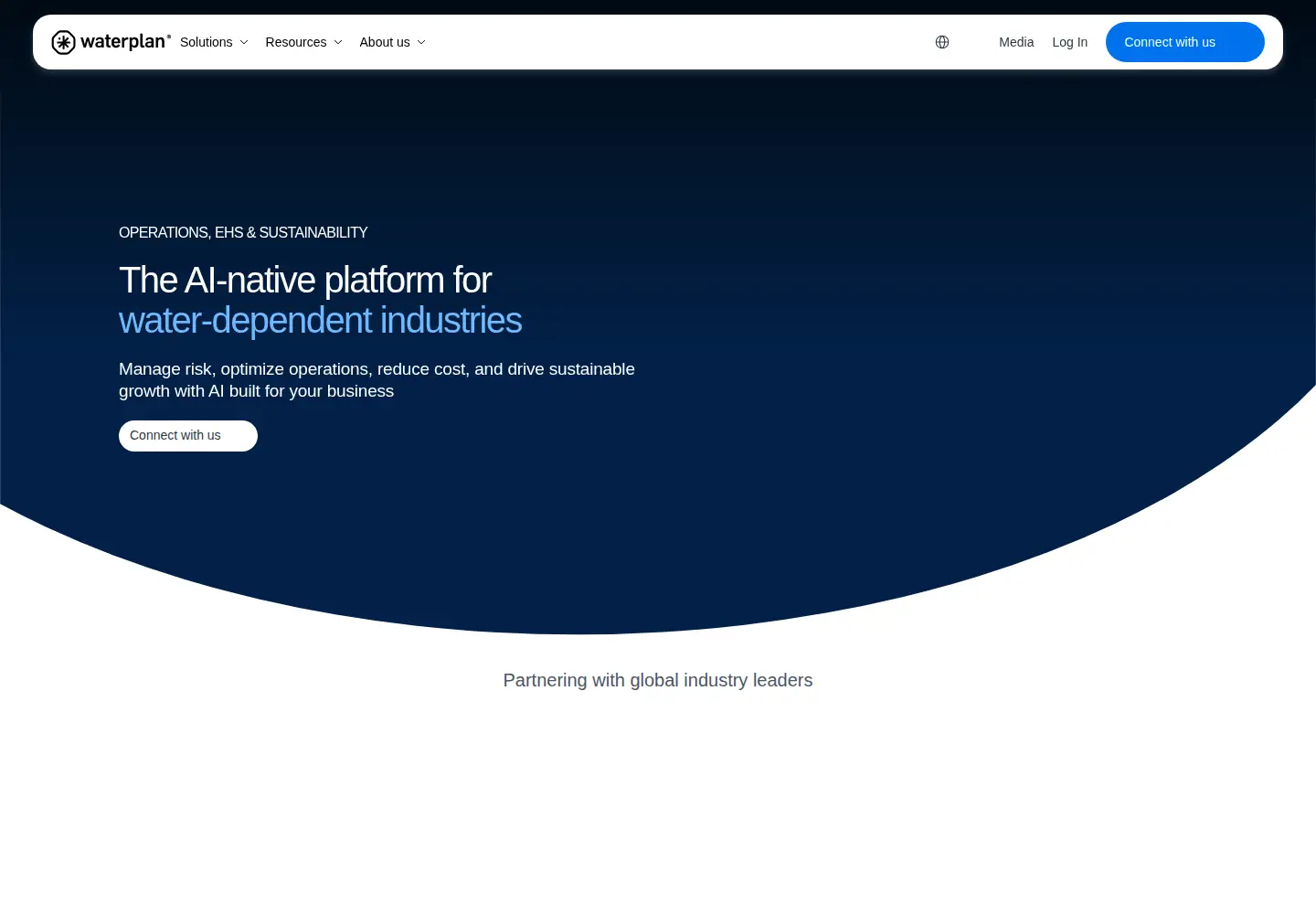 Screenshot of waterplan.com