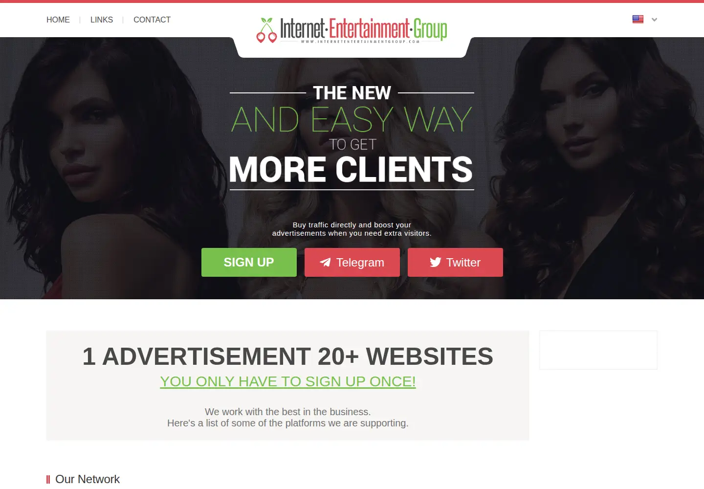 Screenshot of internetentertainmentgroup.com
