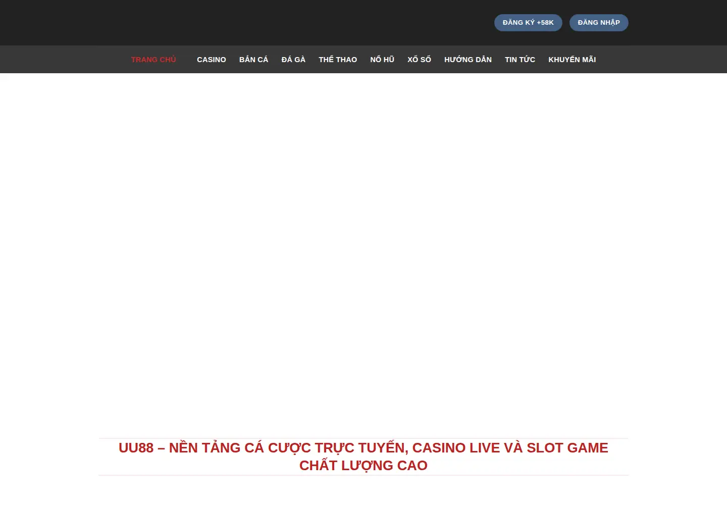 Screenshot of uu88.mba