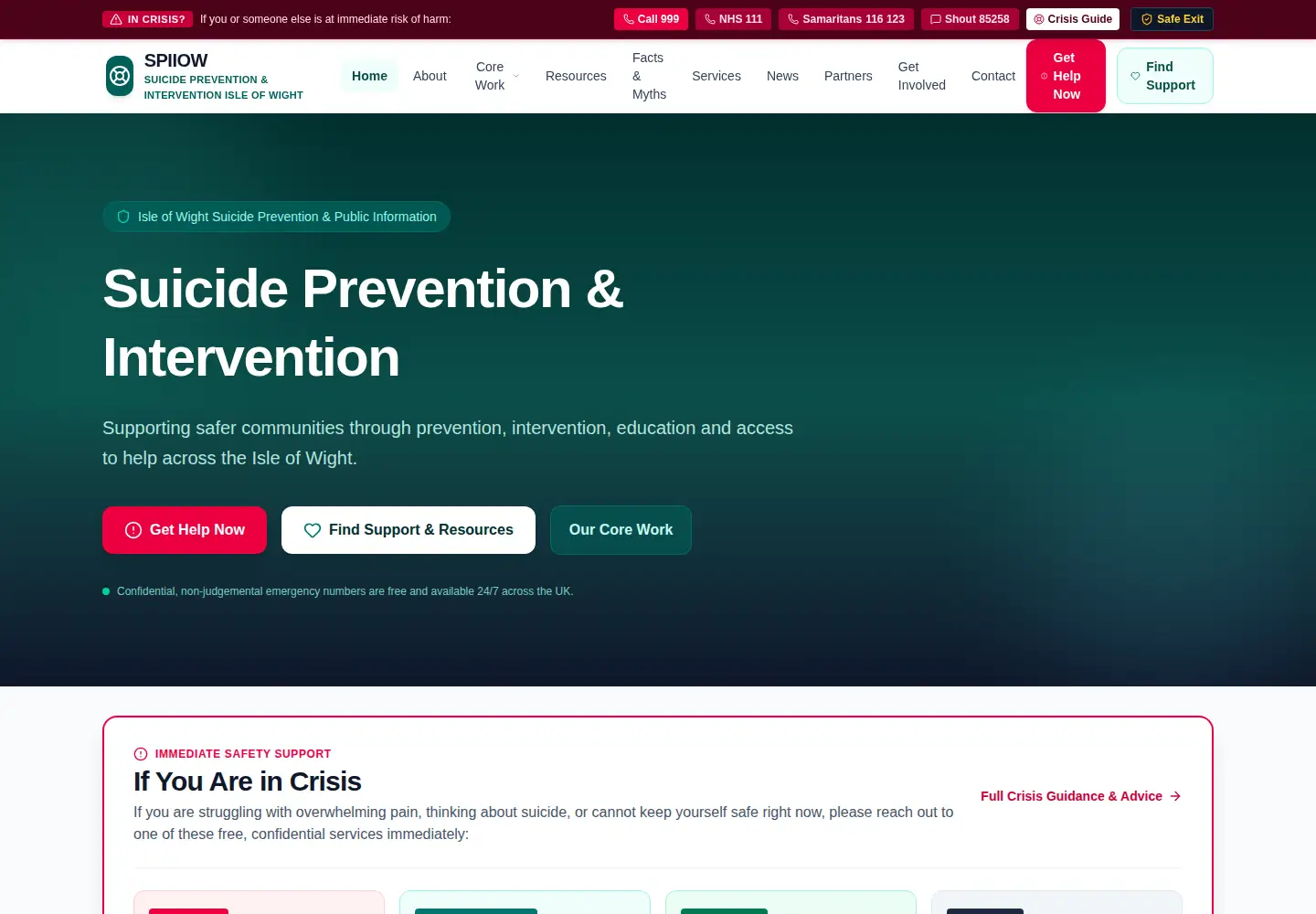 Screenshot of spiiow.org