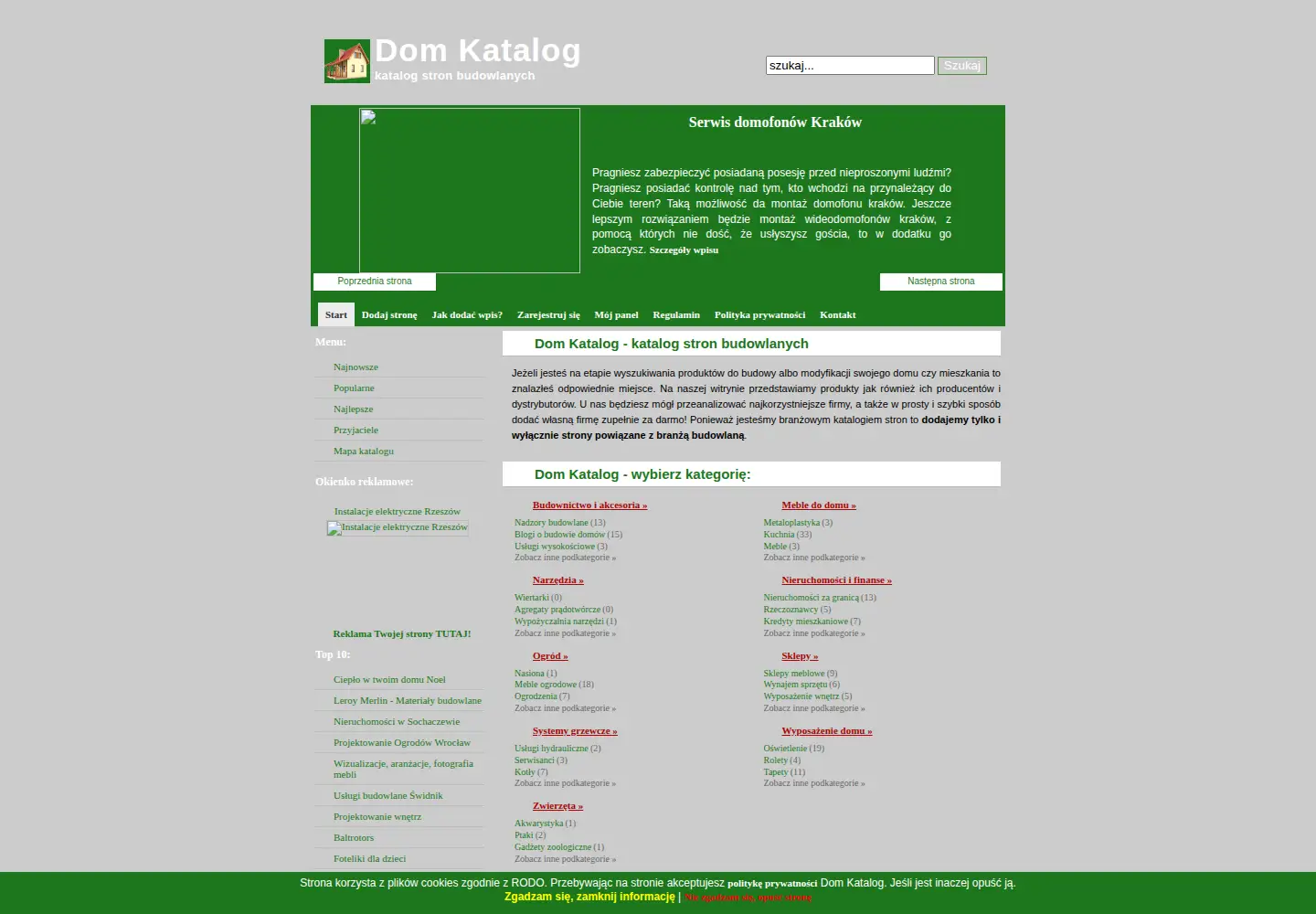 Screenshot of domkatalog.com.pl
