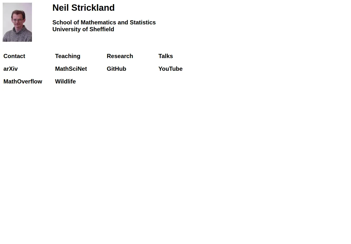 Screenshot of strickland1.org
