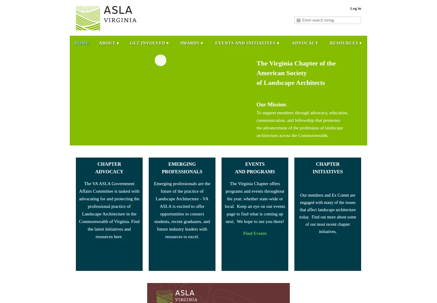 Screenshot of vaasla.org