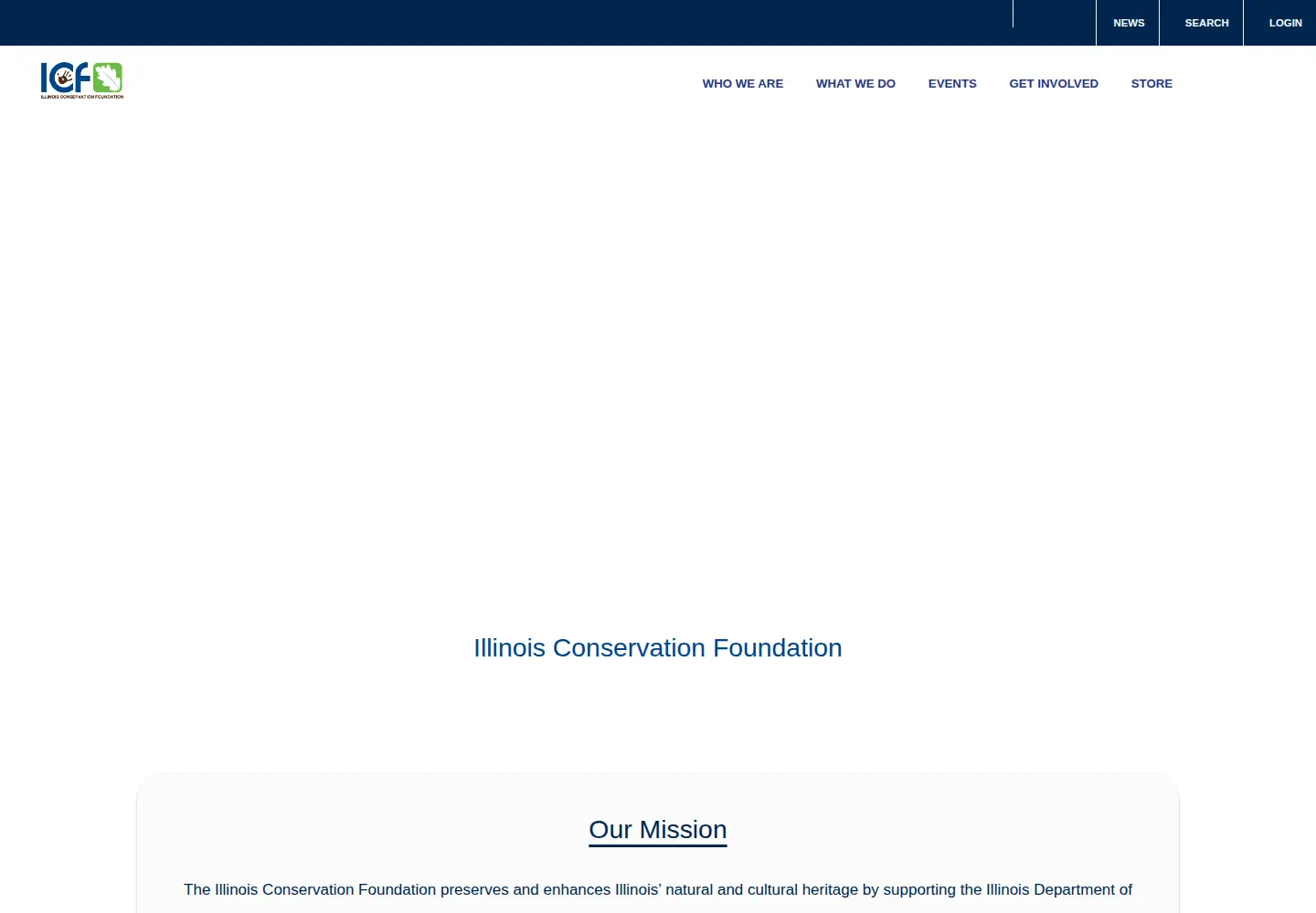 Screenshot of ilconservation.org
