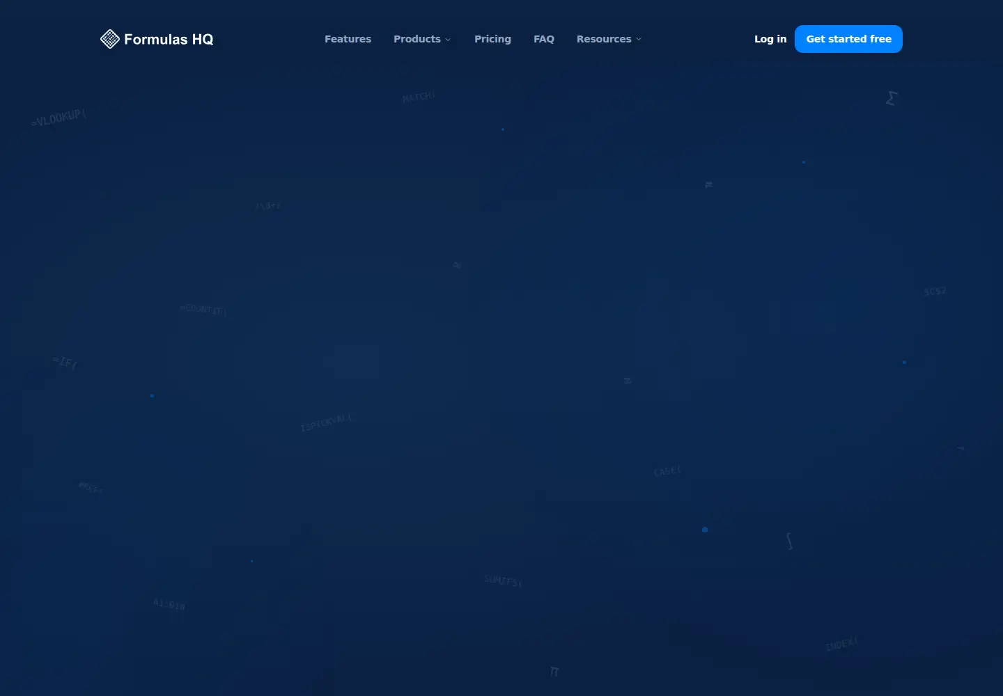 Captured homepage of formulashq.com in the current scan