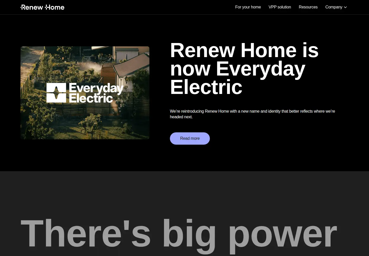 Captured homepage of renewhome.com in the current scan