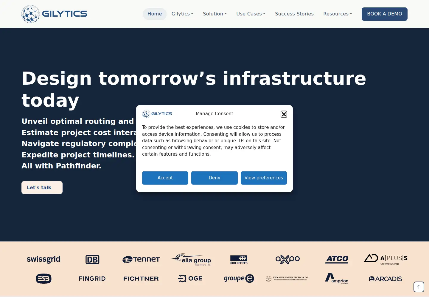 Screenshot of gilytics.com