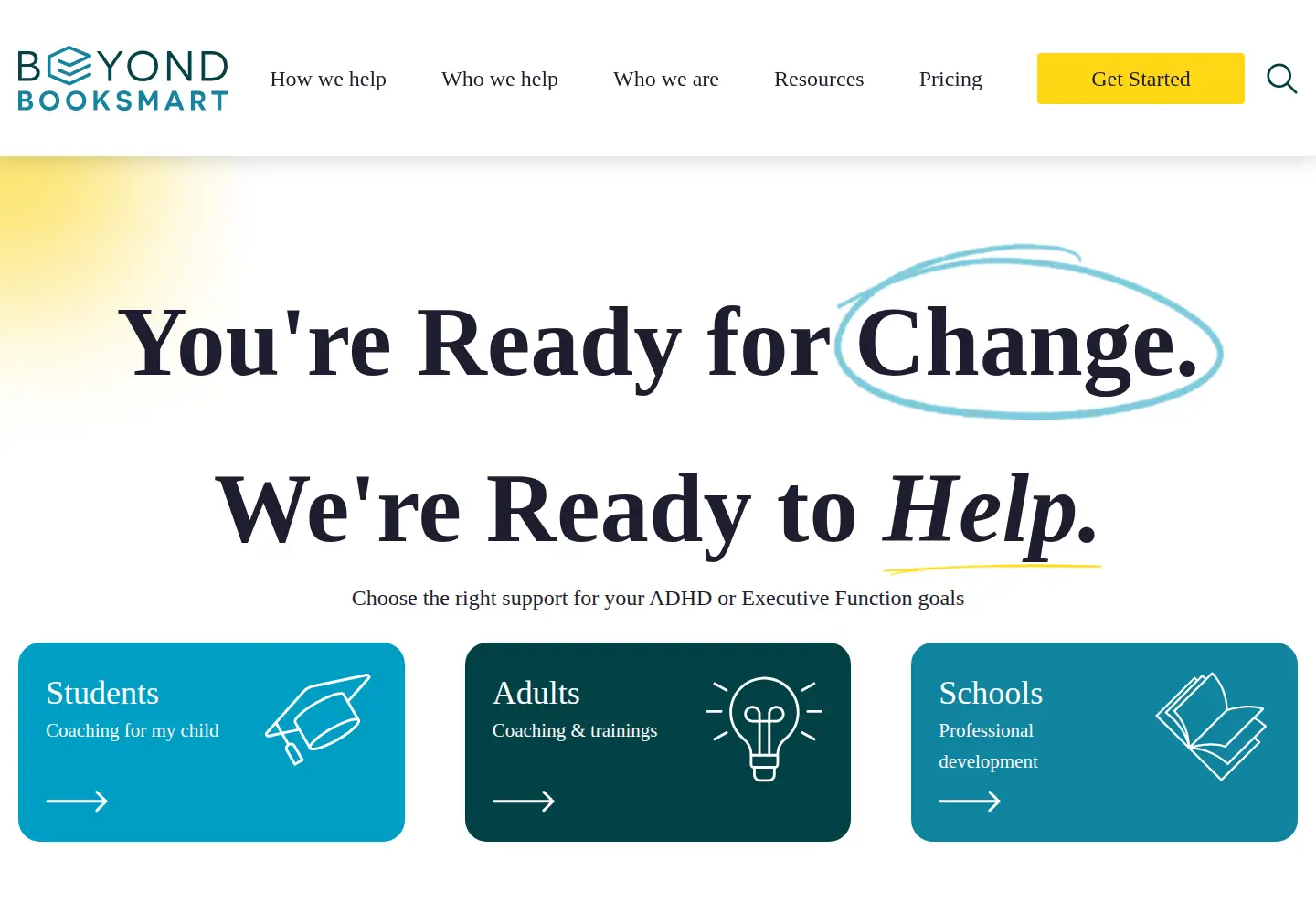 Screenshot of beyondbooksmart.com