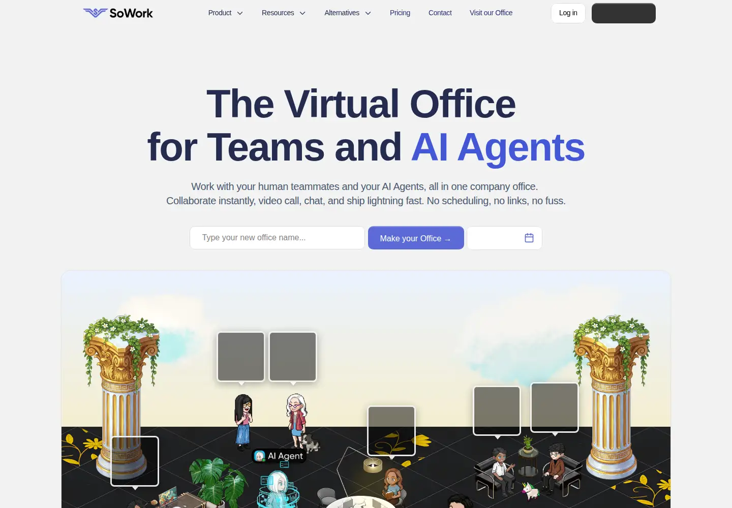 Screenshot of sowork.com