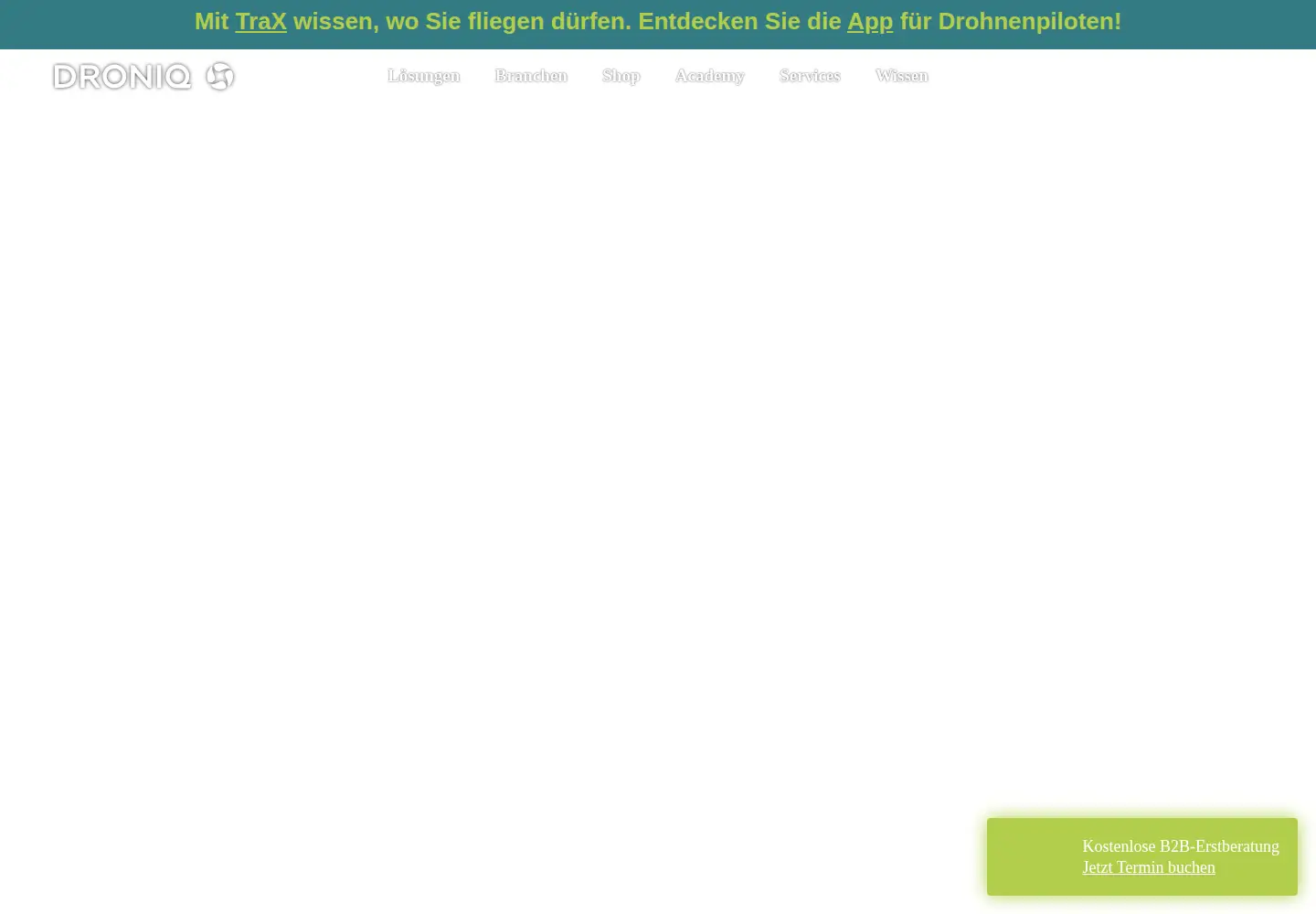 Screenshot of droniq.de