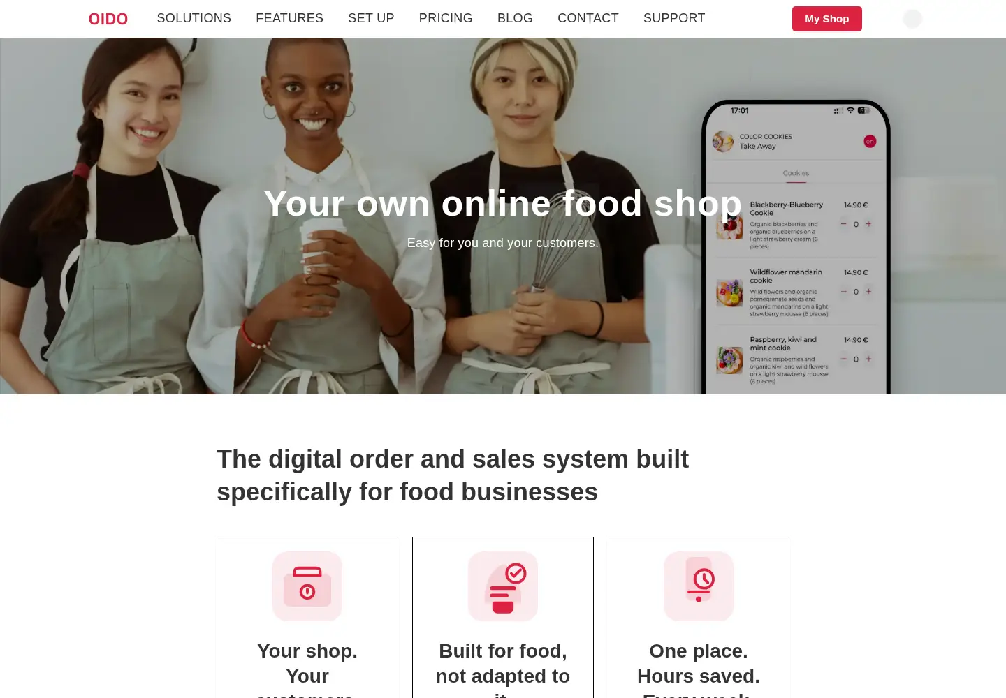 Screenshot of myownshopoido.com