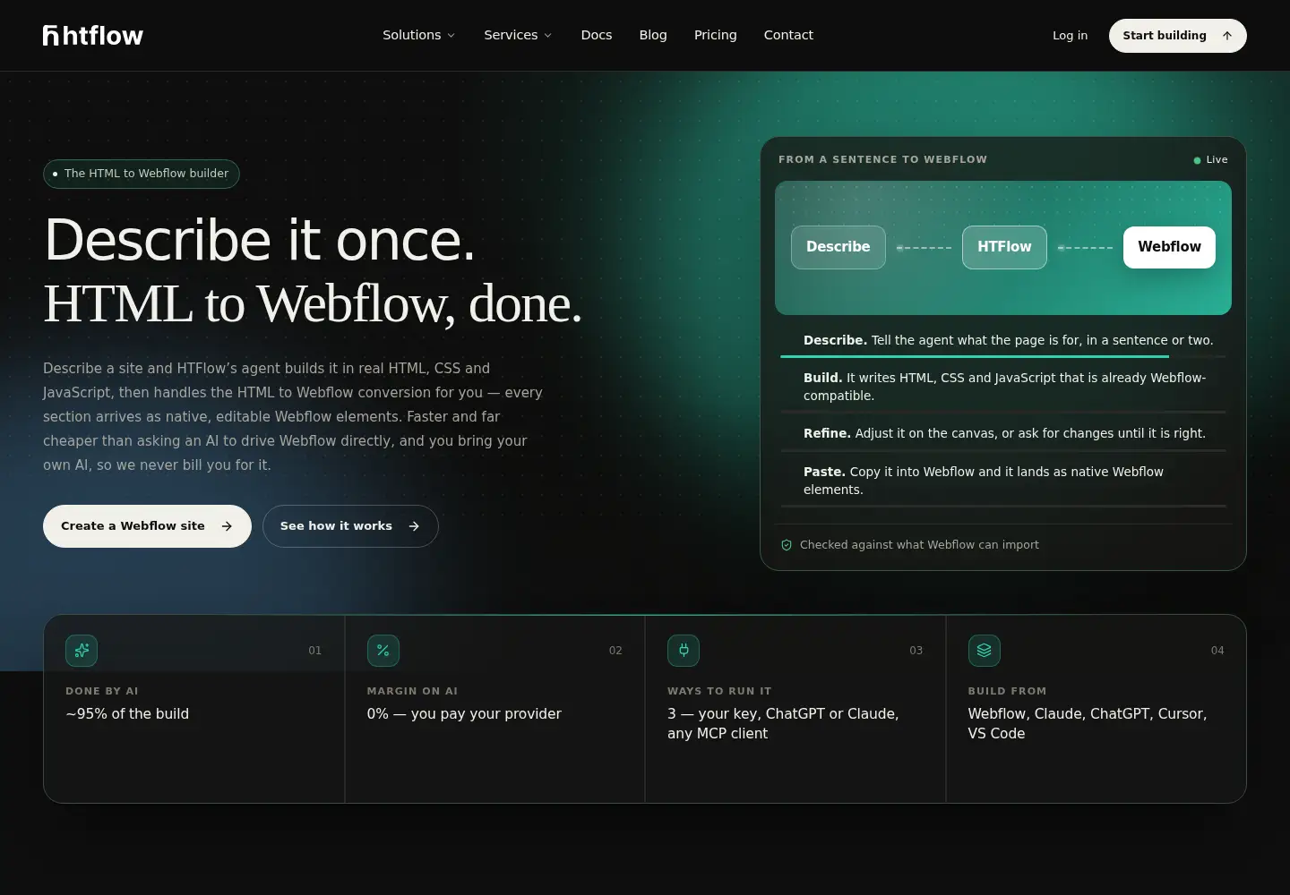 Screenshot of htflow.com