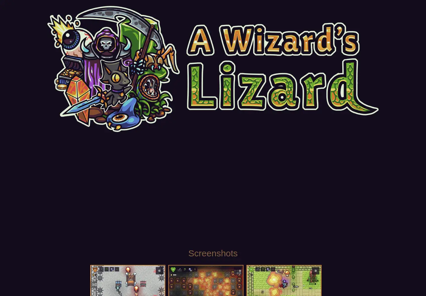 Screenshot of wizardslizard.com