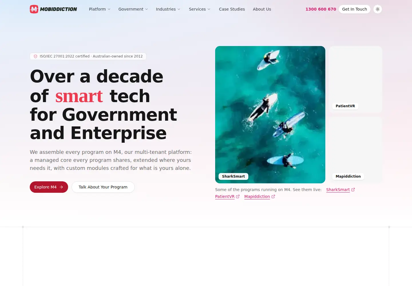 Screenshot of mobiddiction.com.au