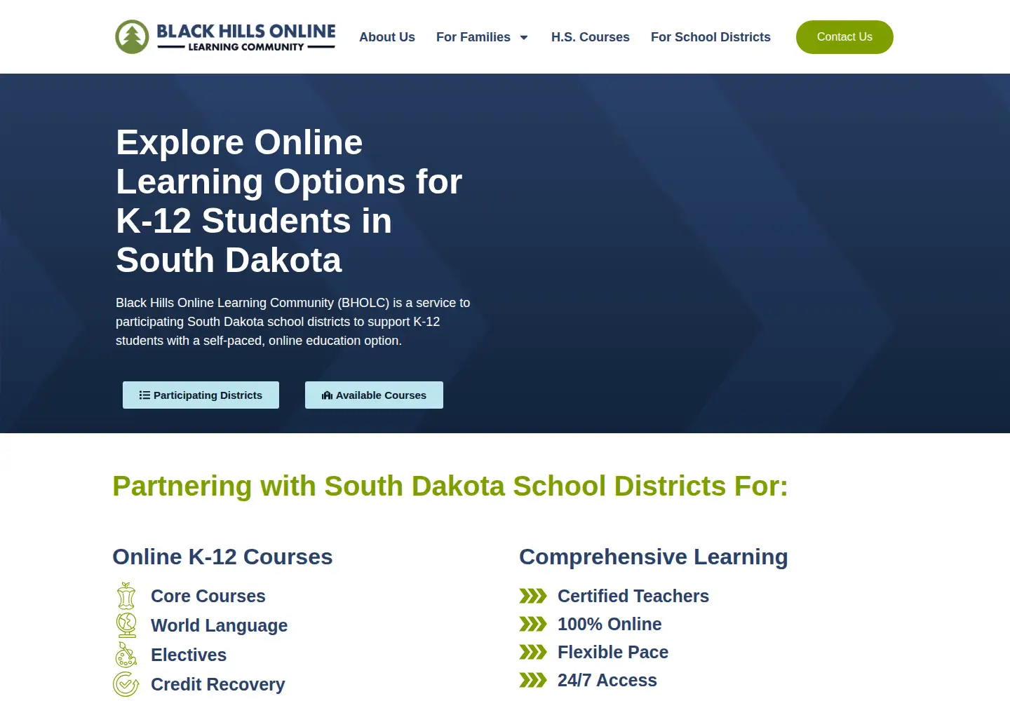 Screenshot of bholc.org
