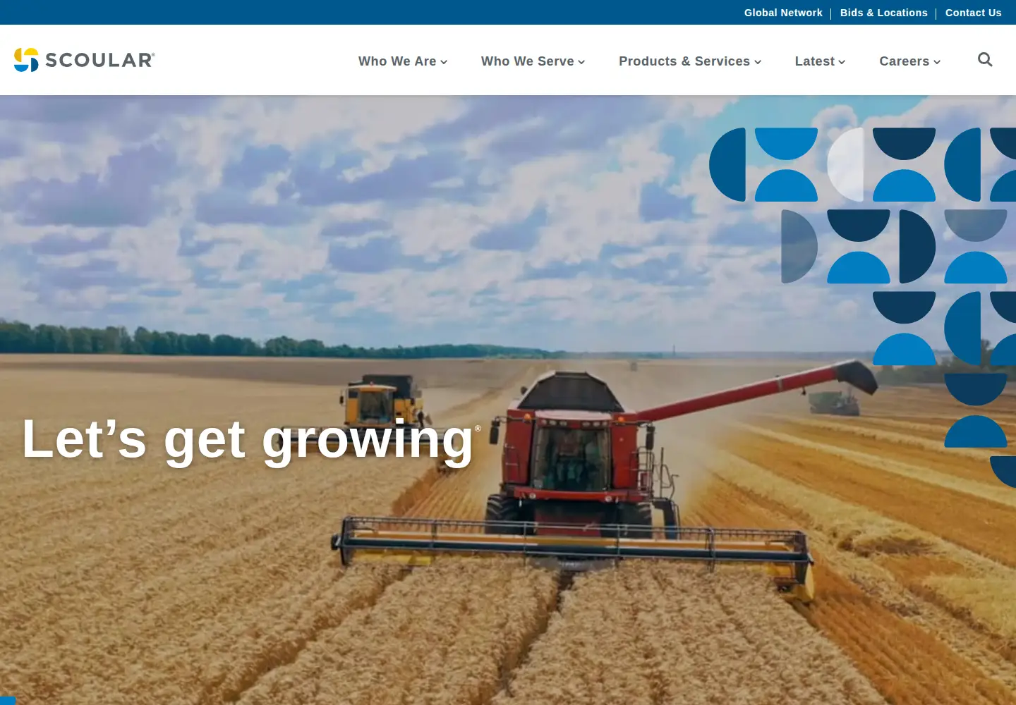 Screenshot of scoular.com
