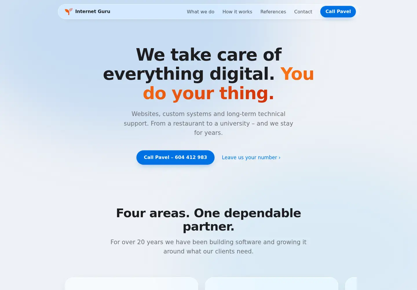 Screenshot of internetguru.io