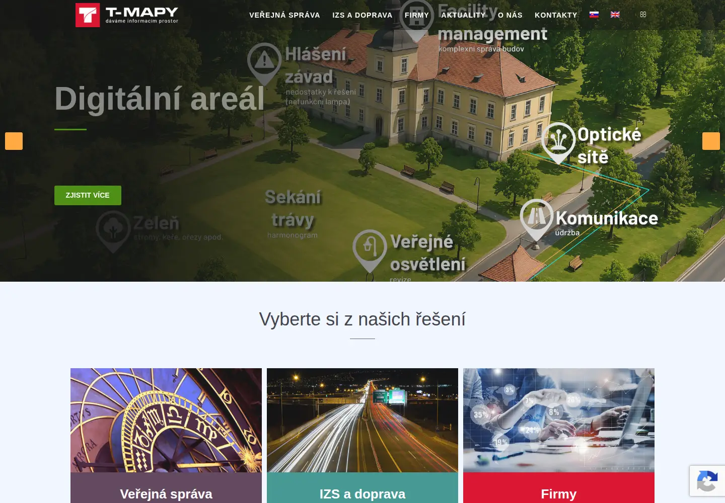Screenshot of tmapy.cz