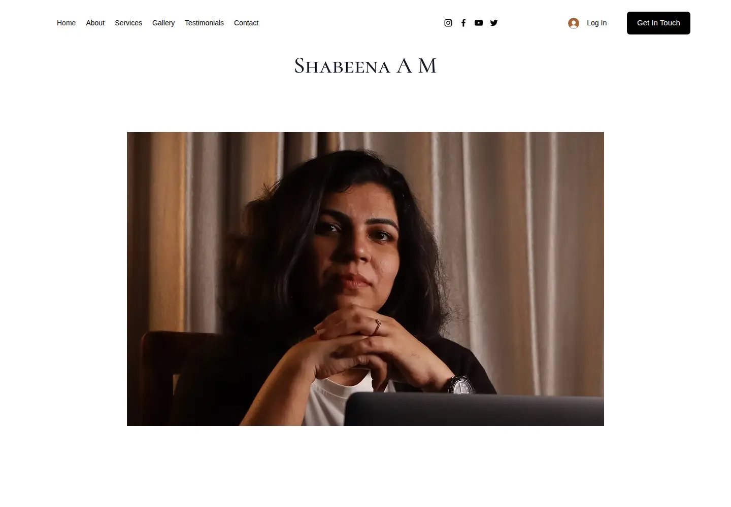 Screenshot of shabeenaam.com