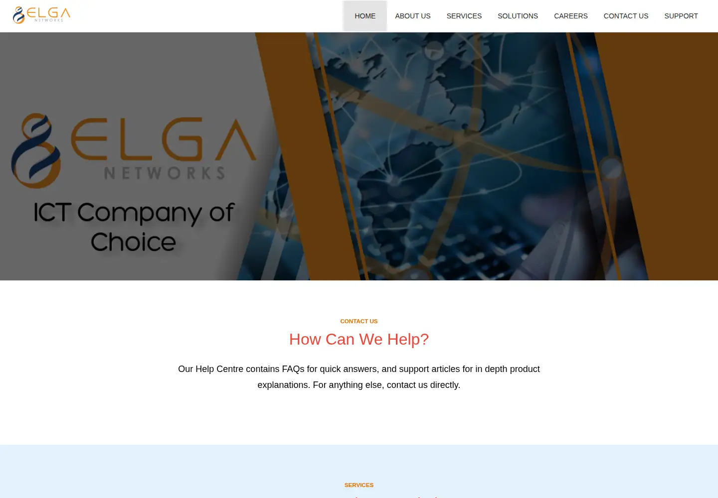 Screenshot of elga.net.id