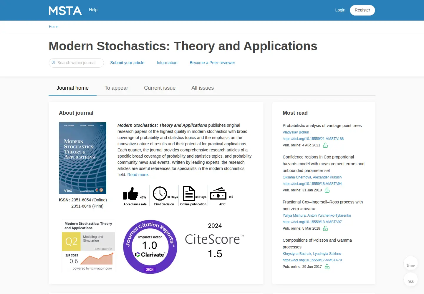 Screenshot of vmsta.org