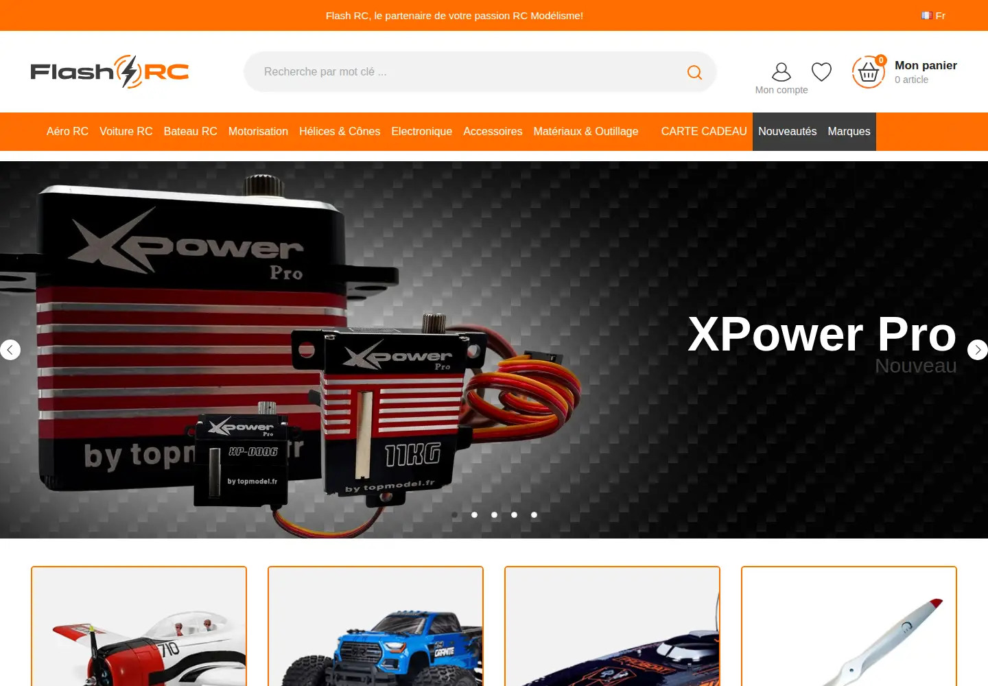 Screenshot of flashrc.com