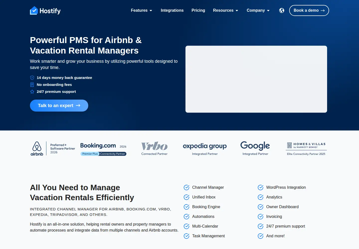 Screenshot of hostify.com