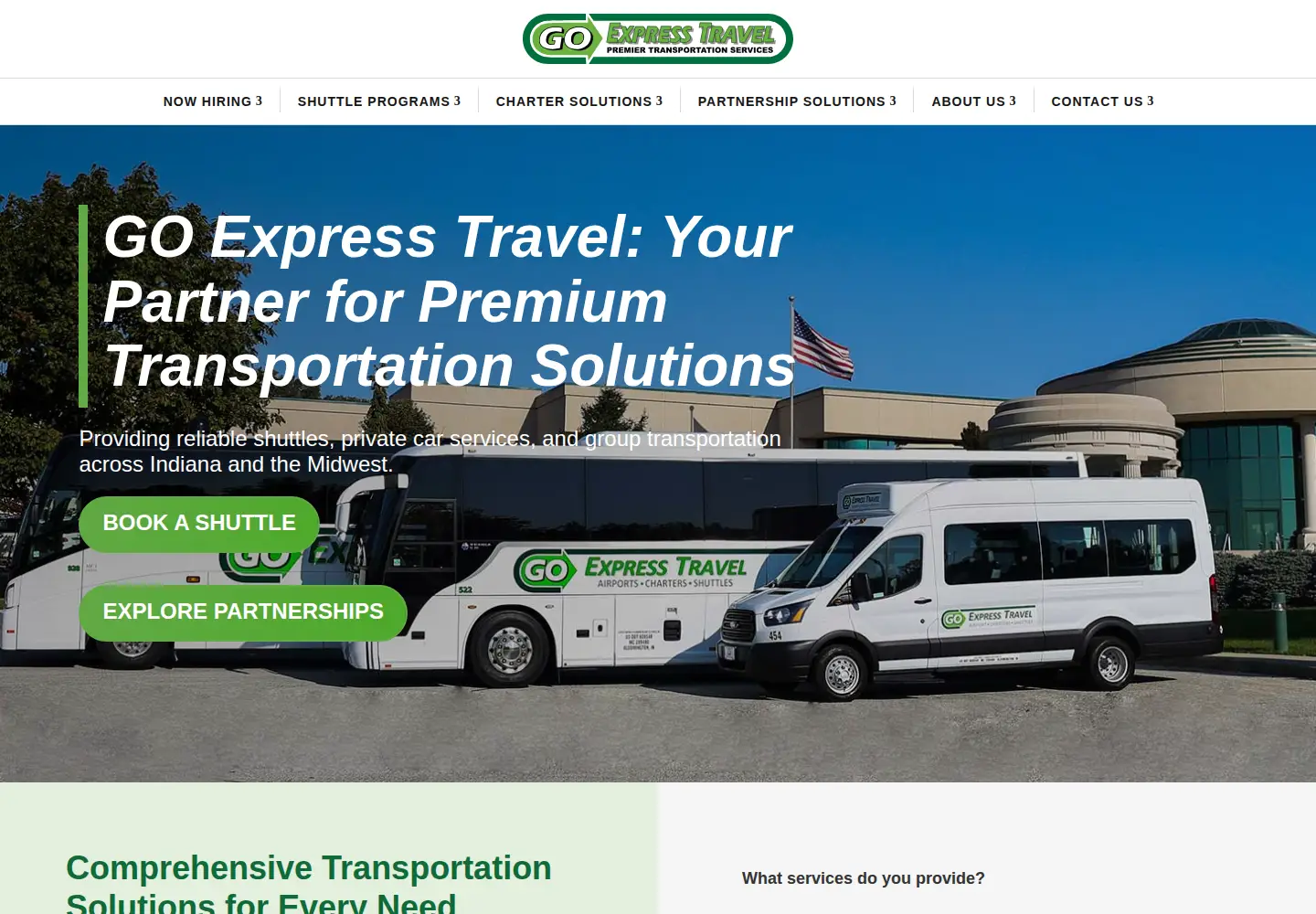 Screenshot of goexpresstravel.com