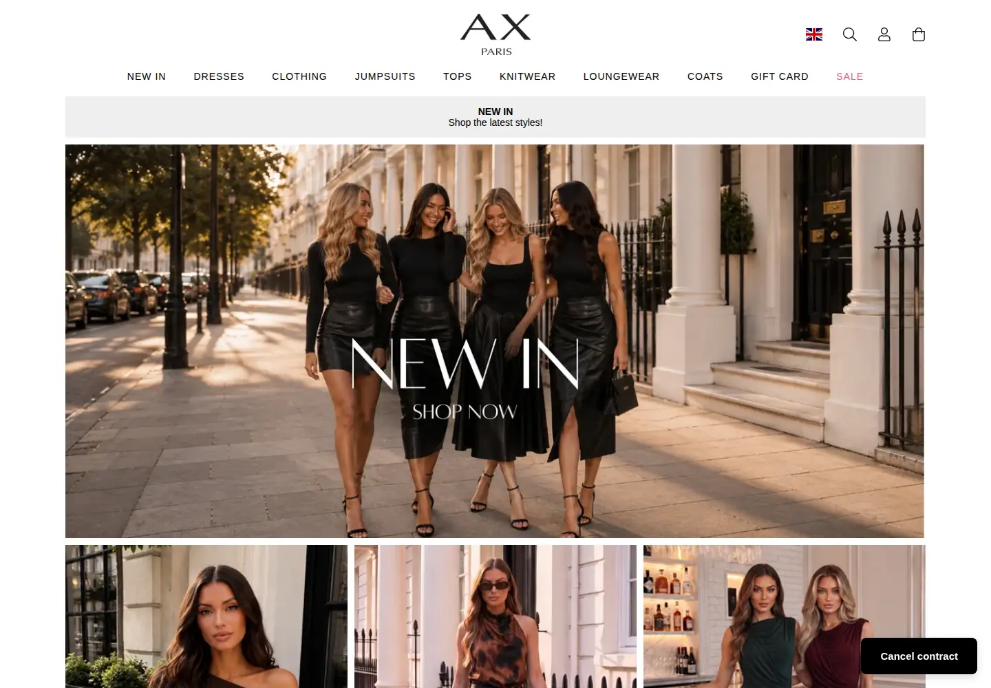 Screenshot of axparis.com