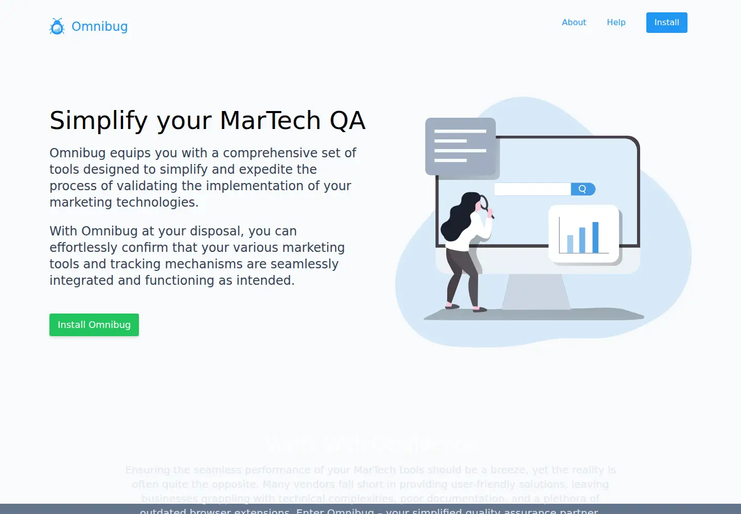 Screenshot of omnibug.io