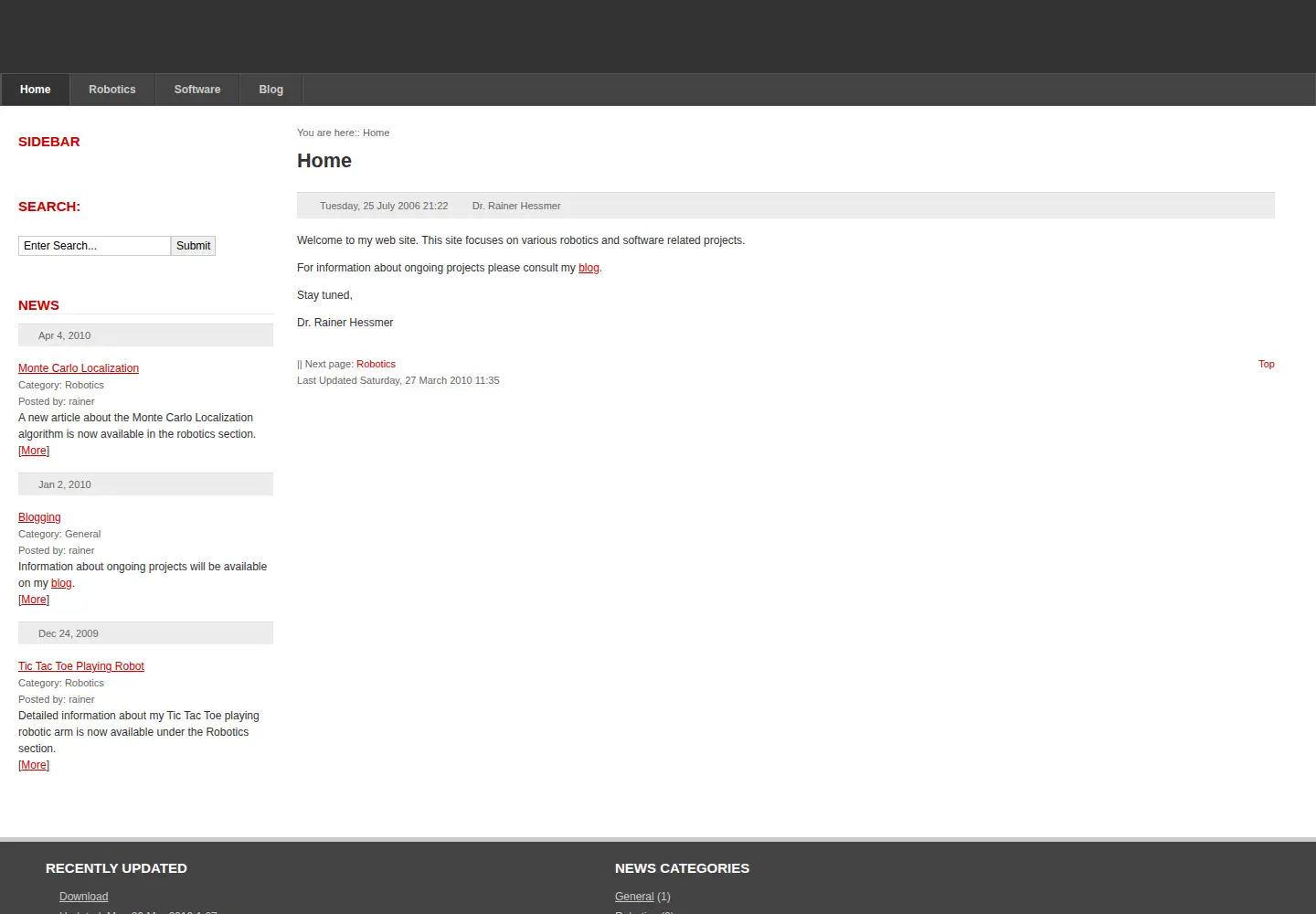 Screenshot of hessmer.org