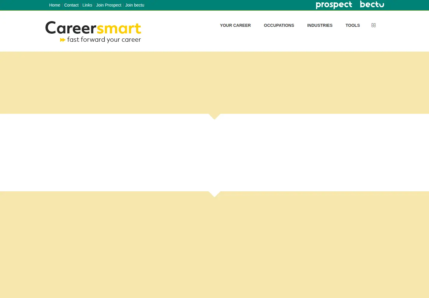 Screenshot of careersmart.org.uk