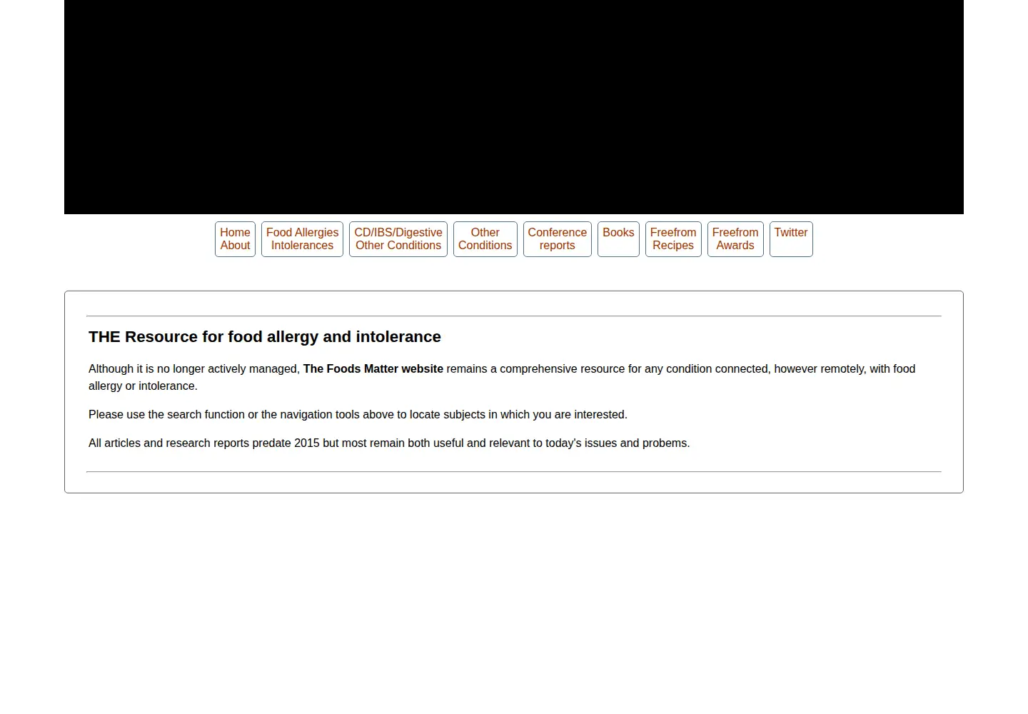 Screenshot of foodsmatter.com