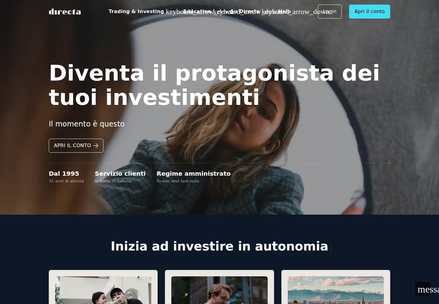 Screenshot of directa.it