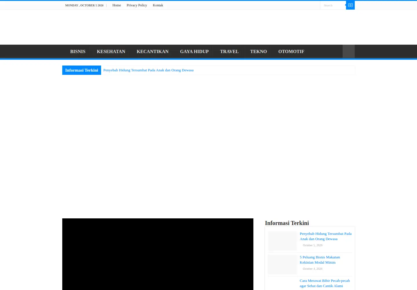 Screenshot of kabarterang.com