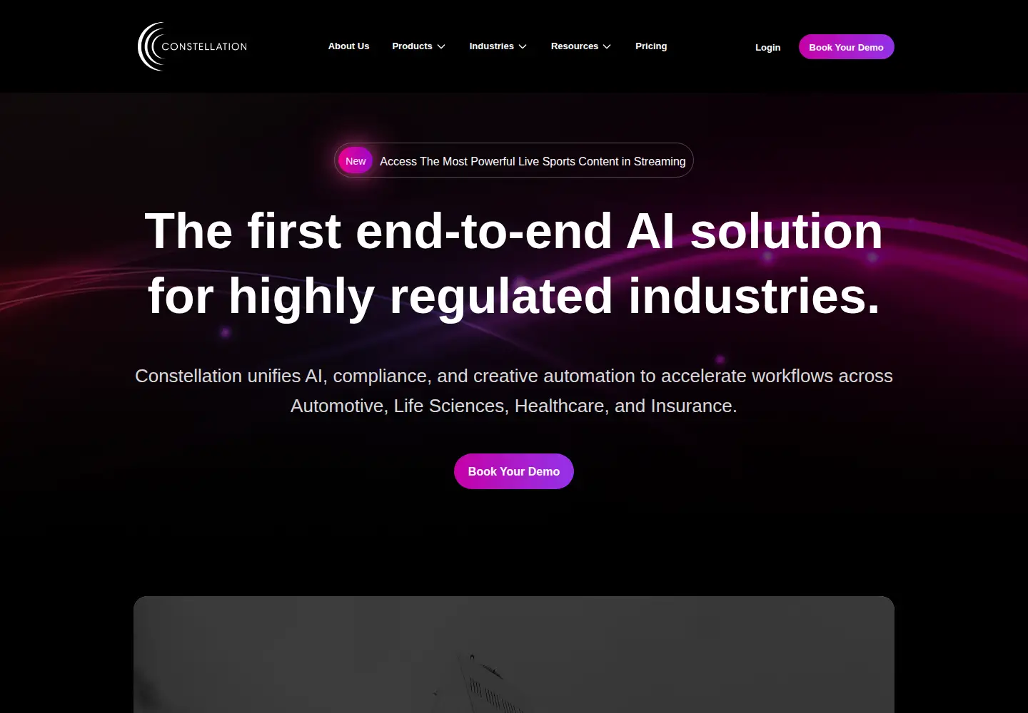 Screenshot of helloconstellation.com