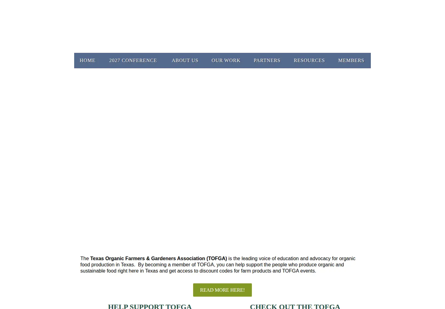 Screenshot of tofga.org