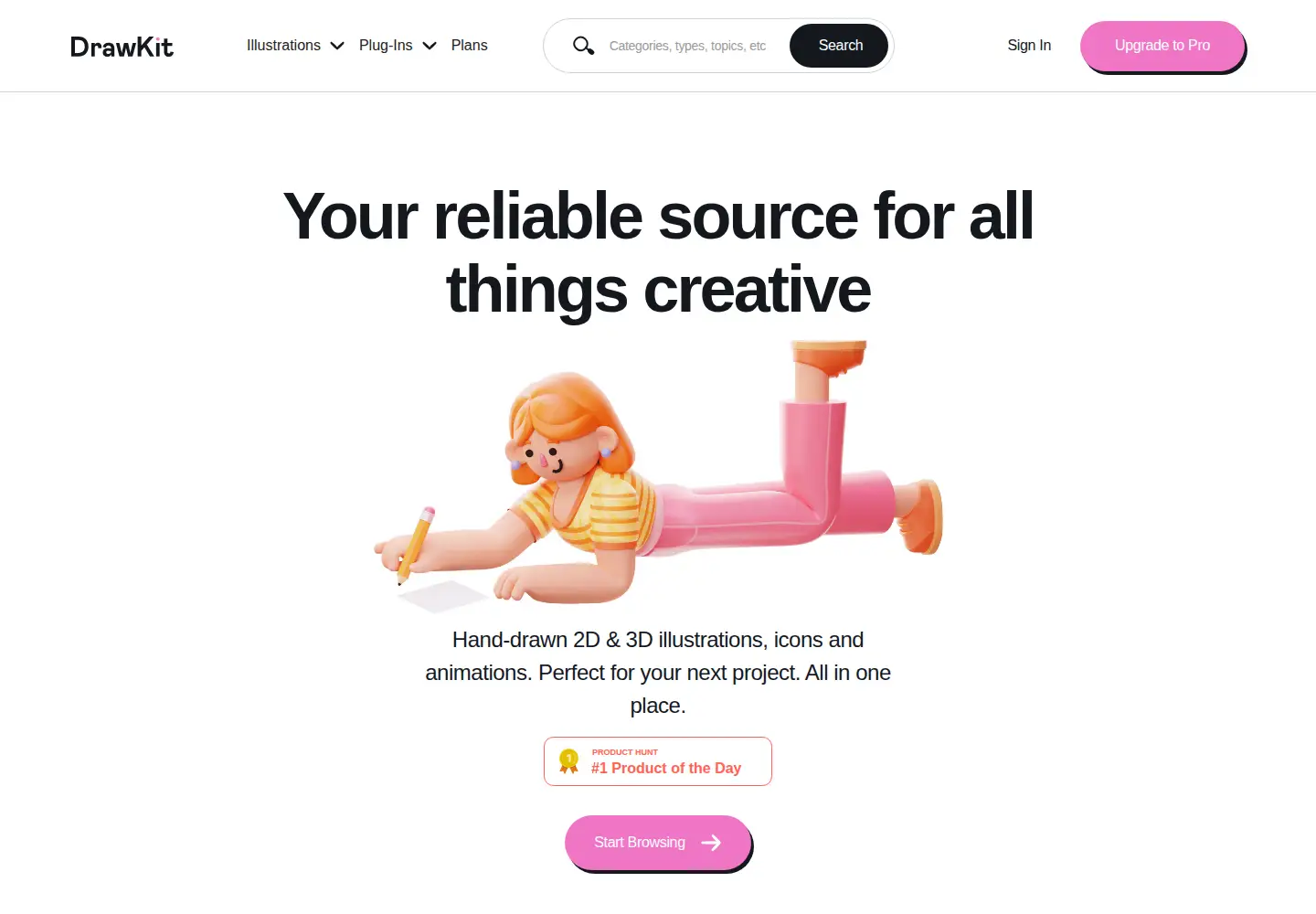 Screenshot of drawkit.com
